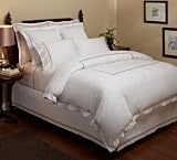 Pinzon Hotel Stitch 400-Thread-Count Egyptian Cotton Sateen King Duvet Cover, Taupe