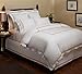 Amazon Brand – Pinzon 400-Thread-Count Hotel Stitch Duvet Cover - King, Taupe Stripes