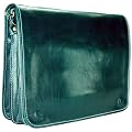 DELARA Robuste Messenger Bag aus Leder