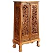 Handmade Asian Furniture - 50" Bamboo Forest Storage Cabinet - Natural Finish