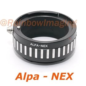 RainbowImaging Switzerland Alpa mount lens to Sony NEX3 NEX5 NEX-VG10 camera adapter (RainbowImaging Adapter)