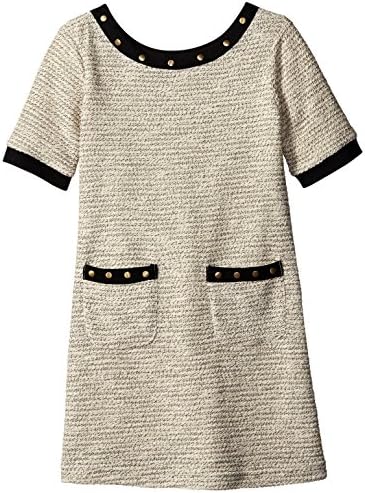 kc parker Big Girls' Novelty Sweater Knit Dress, Marshmallow, 16