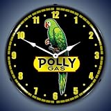 Polly Gas 14 Inch Fluorescent Clock