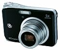 GE A1050-BK 10MP Digital Camera with 5X Optical Zoom and 2.5 Inch LCD with Auto Brightness- Black