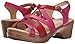 Dansko Women's Stevie Fuchsia Multi Wedge Sandal