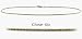 14 Karat Yellow Gold 9 Inch Snake Style Anklet