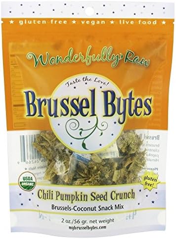 Wonderfully Raw - Brussel Bytes Brussels-Coconut Snack Mix Chili Pumpkin Seed Crunch - 2 oz.