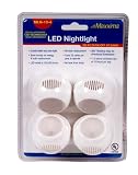 Maxxima MLN-10 LED Night Light with Sensor (Pack of 4)