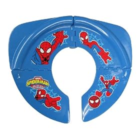 Spiderman Folding Potty Seat, Red Blue