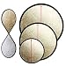 JTL 42" Round Foldable Portable Light Reflector, Gold & Silver