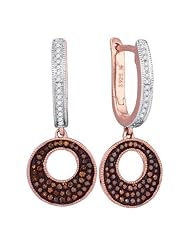 0.40CTW-DIA MICRO-PAVE EARRINGS