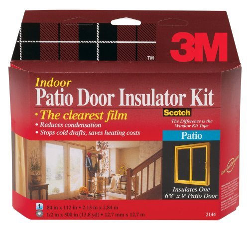 Childrens Toyshop  Tools & Hardware : 3M 2144W Indoor Patio Door Insulator Kit