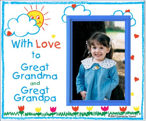 Childrens Toyshop  Toys : With Love to Great Grandma & Great Grandpa Picture Frame Gift