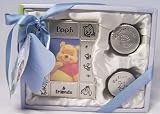 Disney Winnie the Pooh Baby Keepsake Photo Frame, Tooth & Curl Boxes