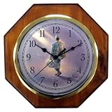 Thomas Kinkade 10 inch Wood Wall Clock - Heading Home