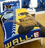 Wall E Disney Pixar Blue Single Duvet GLOW IN THE DARK