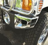 Hummer H3 Accessories - Front Bumper Corner Covers 2 PCS 2006, 2007, 2008, 2009