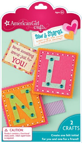 American Girl Crafts Sew and Shares, Initials