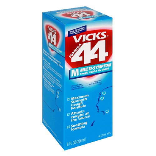 Vicks Formula 44 M, Cough, Cold & Flu Relief, 8Ounce