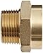 Moon 357-1021061 Brass Fire Hose Adapter, Nipple, 1