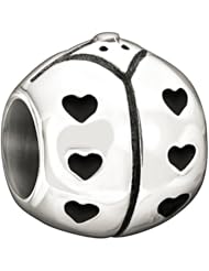 Authentic Chamilia Sterling Silver Charm "Lady Bug" 2010-3119