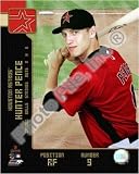 Framed and Matted Hunter Pence 2008 Studio Officially Licensed Sports Photo - 8 x 10 - Also Available UnFramed and Matted - Click For Details