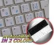 MAC ENGLISH-PORTUGUESE BRAZILIAN KEYBOARD STICKERS ON WHITE BACKGROUND