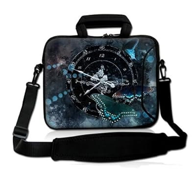 15.6 Inch Laptop Sleeve with Extra Side Pocket , Soft Carrying Handle & Removable Shoulder Strap / Notebook Bag Case for Apple Macbook Air Pro Acer Asus Dell HP Sony 15 Inch, 14 Inch and 14.1 Inch and More