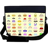 IMAGE OF Fashion Bags Shopping Design NEOPRENE Laptop Sleeve Bag Messenger Bag - Laptop Bag -Notebook Bag - for Macbook Pro, Aspire, Samsung, Acer, ASUS, Dell, HP, Lenovo, Sony, Toshiba Unisex - Ideal Gift for all occassions!