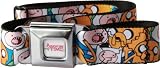 Adventure Time Finn and Jake Stacked Faces Seatbelt Belt