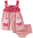 Youngland Baby-Girls Infant Sleeveless Seersucker Cupcake Sundress