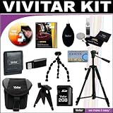 Vivitar Brand Deluxe Accessory Kit Which Includes Tripods + Case + SD 2GB Card + Much More For The Kodak Easyshare V1003, V803 Digital Cameras