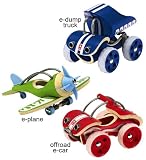 Sporty Wooden E-Vehicles with Smooth Rolling Rubber Wheels, in e-dump TruckIMAGE