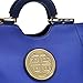 Dasein Gold Tone Loop Handle Shoulder Bag, Tote, Handbag, Tablet Bag, iPad Bag