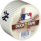Duck Brand 240686 New York Yankees MLB Team Logo Duct Tape, 1.88-Inch by 10-Yard, 1-Pack