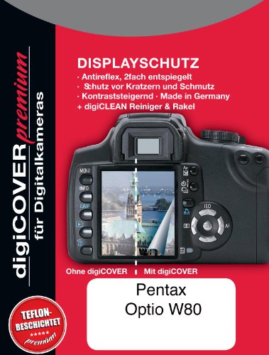 digiCover Premium Displayschutzfolie f&uuml;r Pentax Optio W80 Preisvergleich