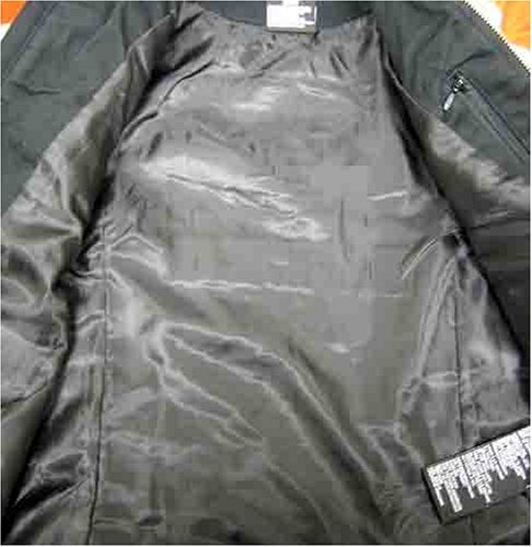 Harley Davidson Womens Prestige Cotton JacketNEW FOR 2008100% Cotton, water-resistant coating. Zipper front. Snap-down collar. Polly-twill lining. Action back. Snap cuffs. Two hand-warmer pockets and one inside pocket. Custom hardware. Colorblock design with twill appliqués and embroideries on front, back, and sleeves, 98413-08VW