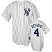 Men's New York Yankees #4 Lou Gehrig Replica Home Cooperstown Jersey - 2XL