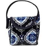 Kalencom Pacifier Pod, Navy Medallion