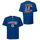 Chicago Cubs 2008 NL Central Division Champions Roster T-Shirt