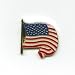 Wehende USA Flagge waving Flag Badge Metall Button Pin Pins Anstecker 228