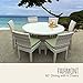 TK Classics FAIRMONT-60-KIT-6C-CILANTRO Fairmont Dining Set, Cilantro