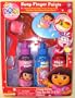 Dora the Explorer Soap Finger Paints Gift Set (Includes 3 Sudsing Soap Finger Paints, Stamp Roller, Character Bath Sponge, & Paint Palette)
