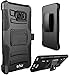 Galaxy Note 7 Case, E LV Belt Swivel Clip / Kickstand - Dual Layer Armor Holster Defender Full Body Protective Case Cover for Samsung Galaxy Note 7 2016 - [BLACK]