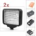 Neewer 2x LED-5009 120 LED Video Light Lamp F750 battery+ charger