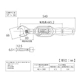TOP モンキ形デジタルトルクレンチ DH200-18BN