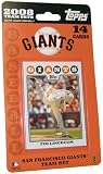 Topps MLB Baseball Cards 2008 San Francisco Giants 14 Card Team Set