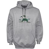 Champion Notre Dame Fighting Irish Ash Team Logo Powerblend Pullover Hoody Sweatshirt at Champion
