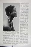 AFRICAN MASTERPIECE IN BEAUTIFICATION 1922 PHOTO CONGO