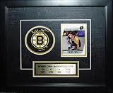 Bobby Orr Boston Bruins Autographed and Framed Official Puck with Hockey Card
